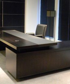 Wide Executive Desk With Extension