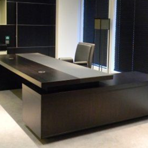 Wide Executive Desk With Extension