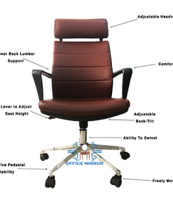 Leather Office Chair with durable leather