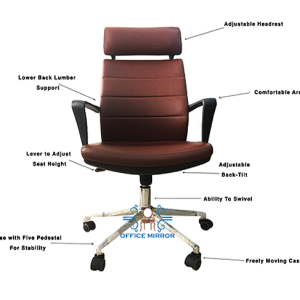 Leather Office Chair with durable leather