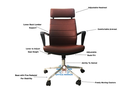 Leather Office Chair with durable leather