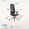 OMC0222 LEATHER ERGONOMIC CHAIR